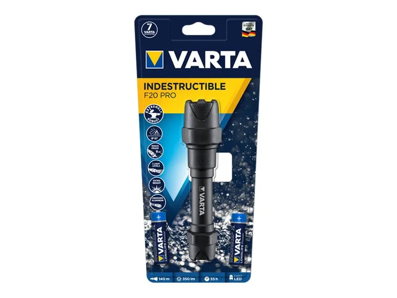 Varta Taschenlampe Indestructible Light F20 Pro    2AA