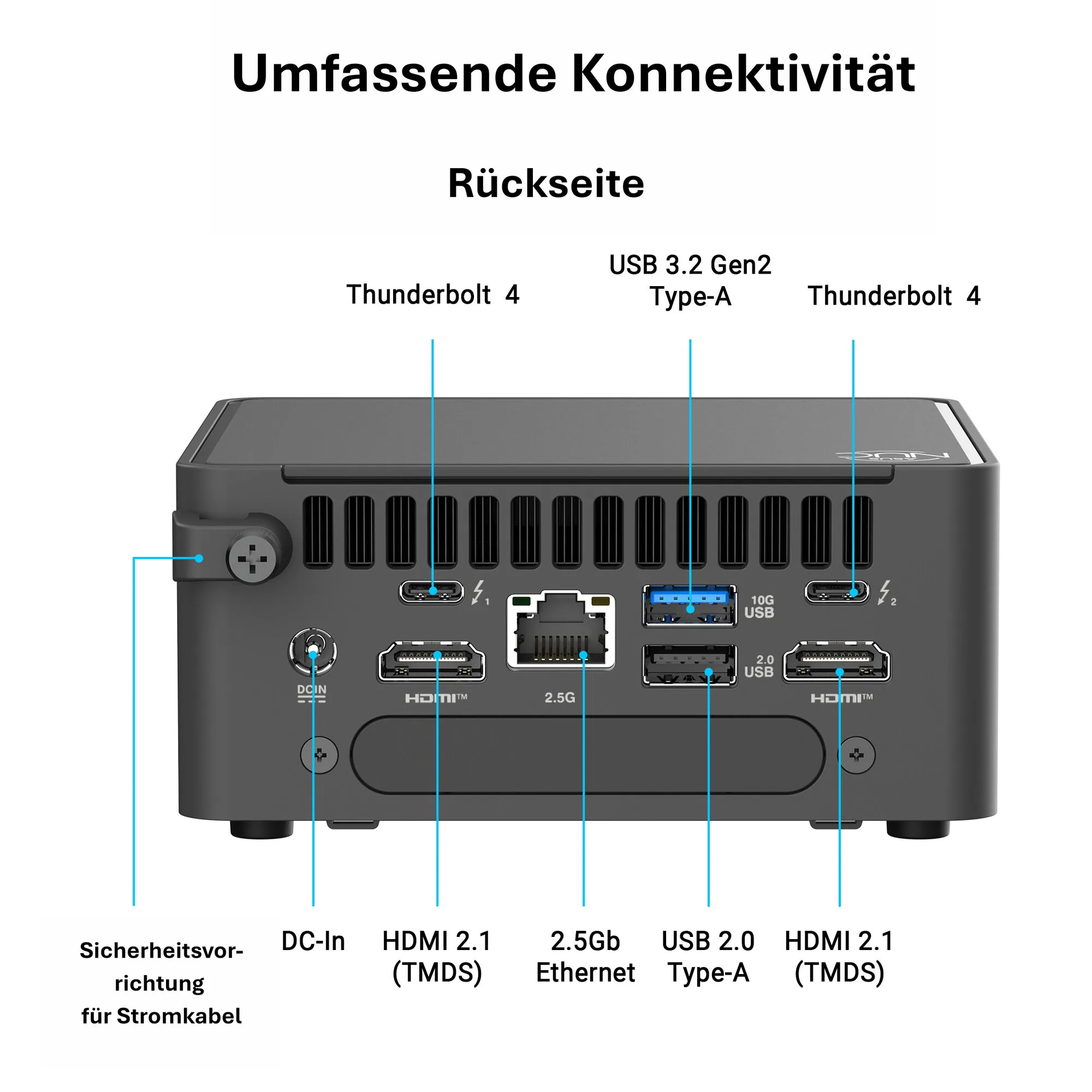 ASUS NUC 15 Pro RNUC15CRHV700002 Schwarz 265H – Bild 2