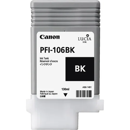 Canon PFI-106 BK Druckerpatrone 1 Stück(e) Original Foto schwarz – Bild 1
