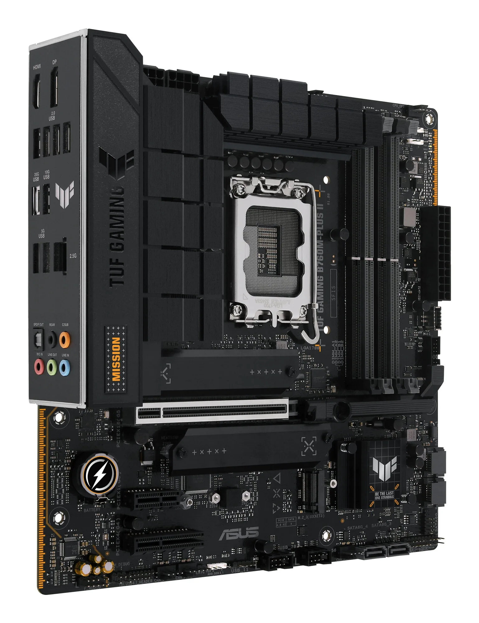 ASUS TUF GAMING B760M-PLUS II Intel B760 LGA 1700 micro ATX – Bild 2