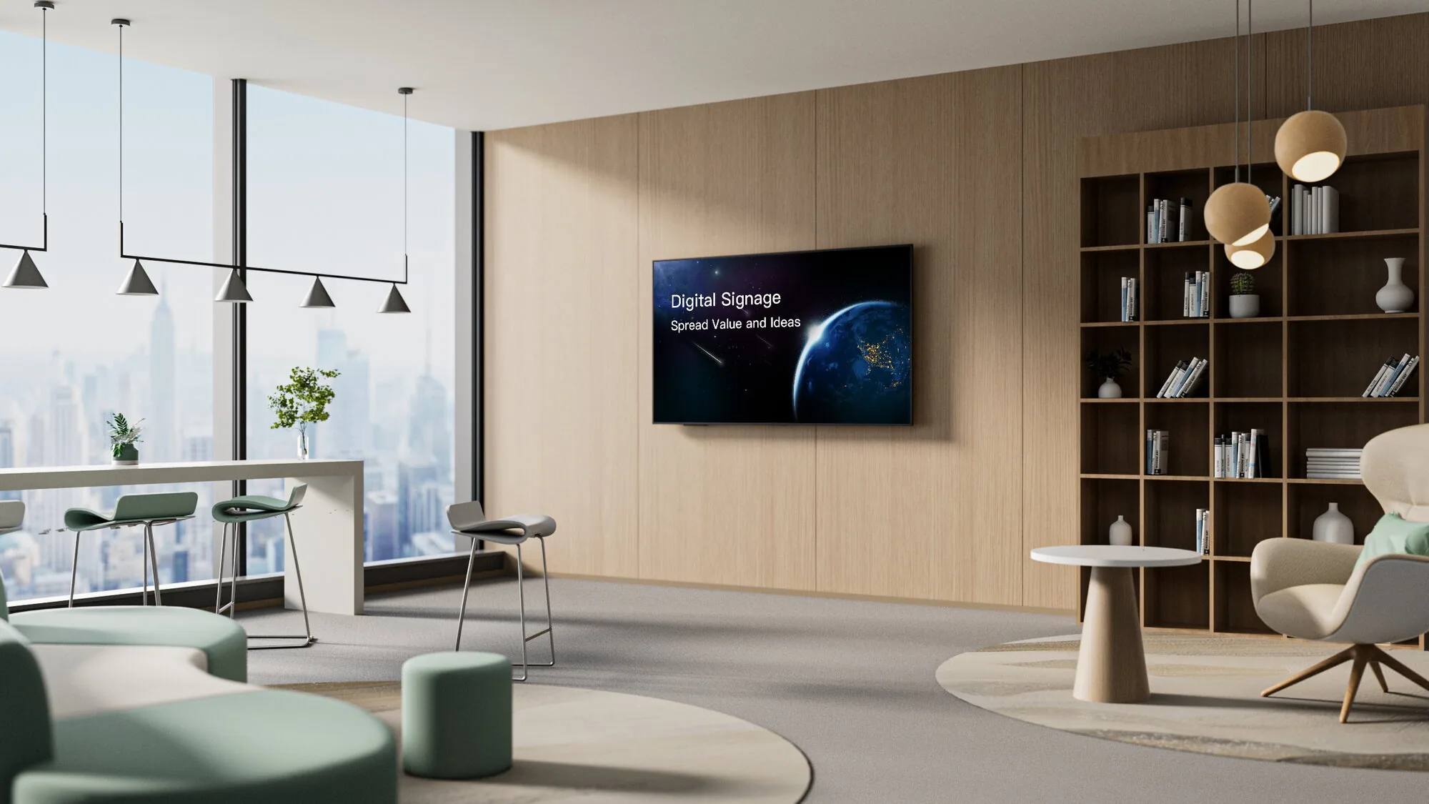 Yealink MeetingDisplay 55 165,1 cm (65") LED 3840 x 2160 Pixel 4K Ultra HD – Bild 4