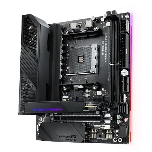 ASUS ROG Crosshair VIII Impact AMD X570 Sockel AM4 Mini DTX – Bild 2