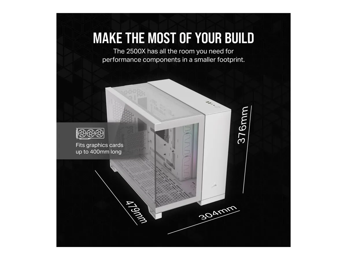Corsair Geh mATX 2500X Link Tempered Glass