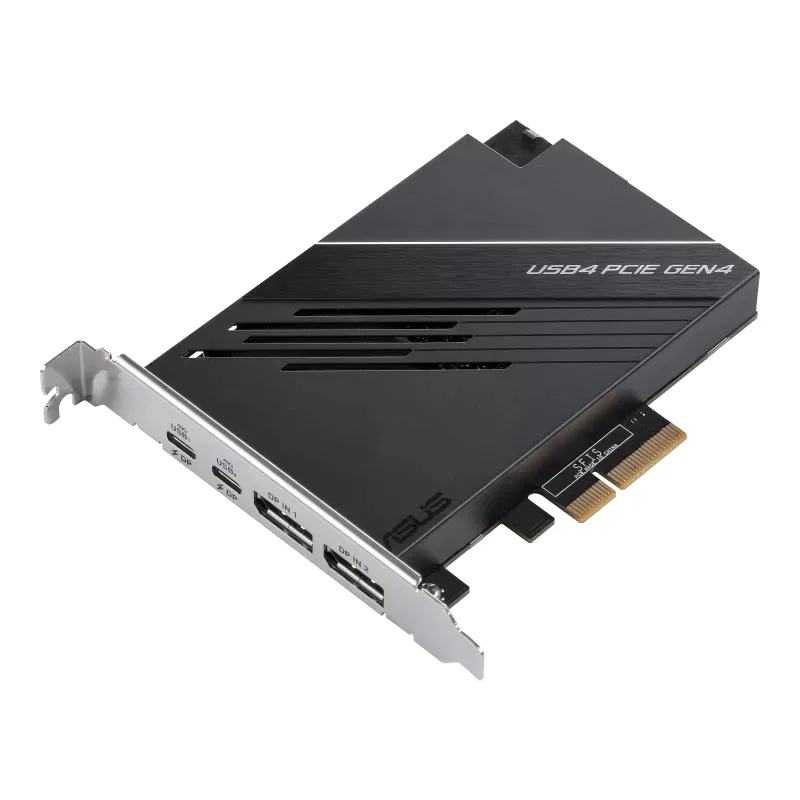 ASUS USB4 PCIe Gen4 Card Schnittstellenkarte/Adapter Eingebaut DisplayPort, USB Typ-C – Bild 2