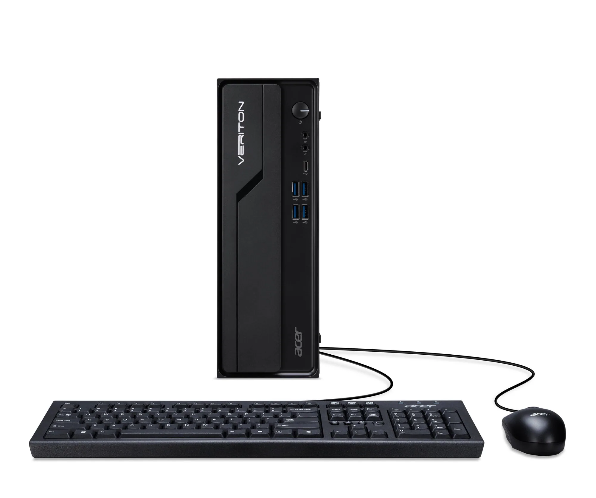 Acer Veriton X VX1720G Intel® Core™ i5 i5-14450HX 8 GB DDR4-SDRAM 512 GB SSD Windows 11 Pro SFF PC Schwarz – Bild 5