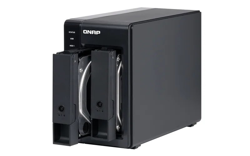 QNAP TR-002 Speicherlaufwerksgehäuse HDD / SSD-Gehäuse Schwarz 2.5/3.5" – Bild 3