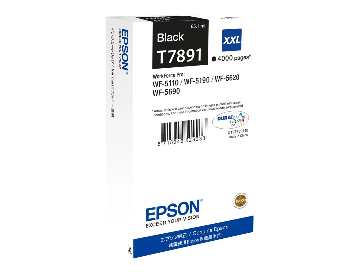 Epson Tintenpatrone XXL Black 4k