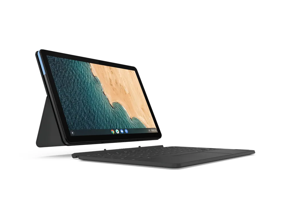 Lenovo IdeaPad Duet Chromebook Mediatek 64 GB 25,6 cm (10.1") 4 GB Wi-Fi 5 (802.11ac) ChromeOS Blau, Grau – Bild 4