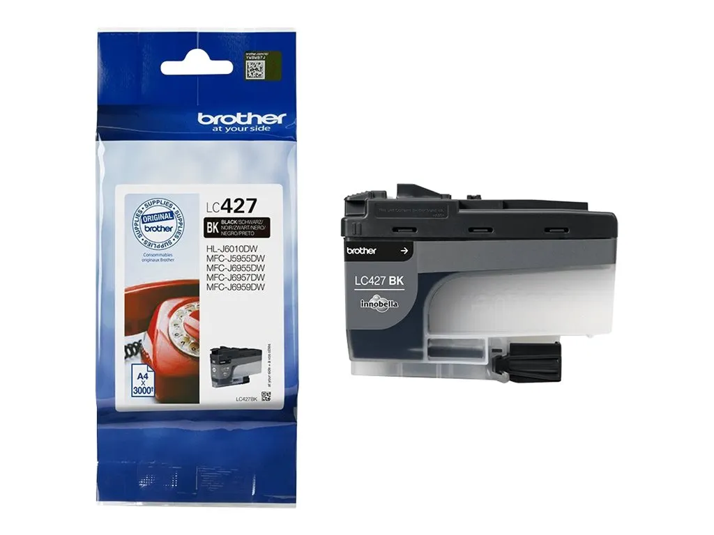 Brother LC-427BK Druckerpatrone Original Standardertrag Schwarz