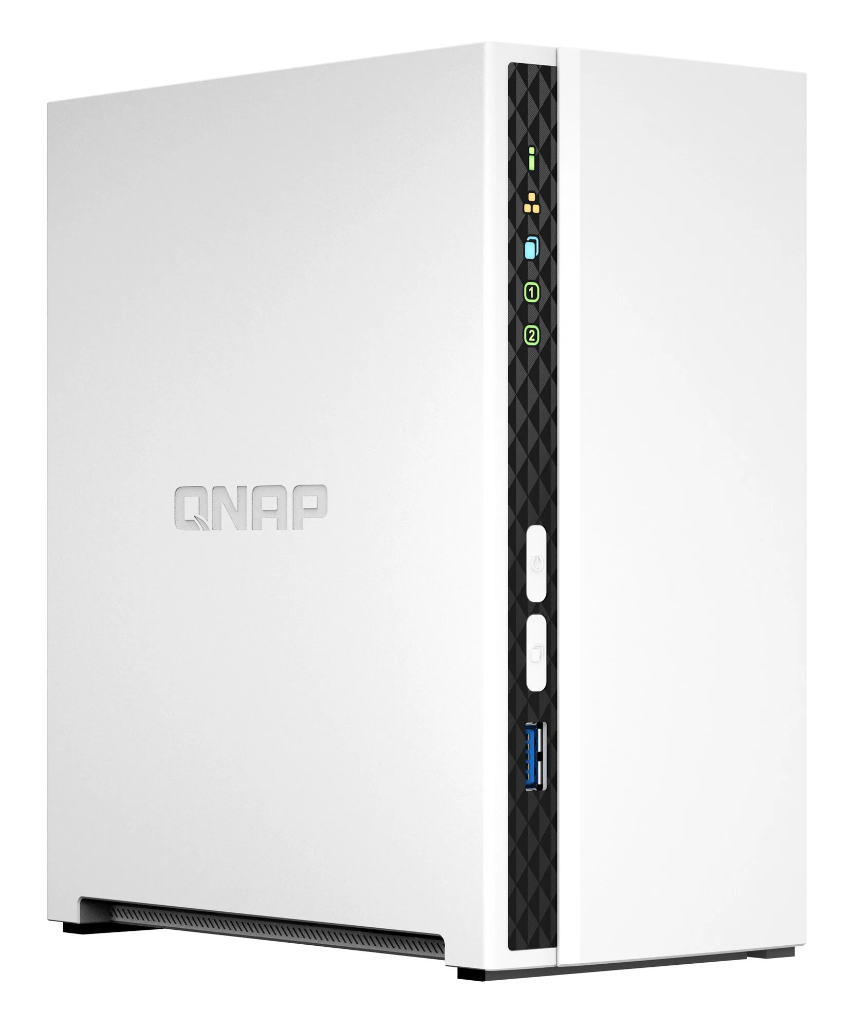 QNAP TS-233 NAS & Speicherserver Tower ARM Cortex-A55 2 GB 0 TB QNAP QTS Weiß – Bild 3