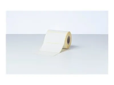 Einzeletikettenrolle Brother weiss 76x44mm 400St./Rolle 8er