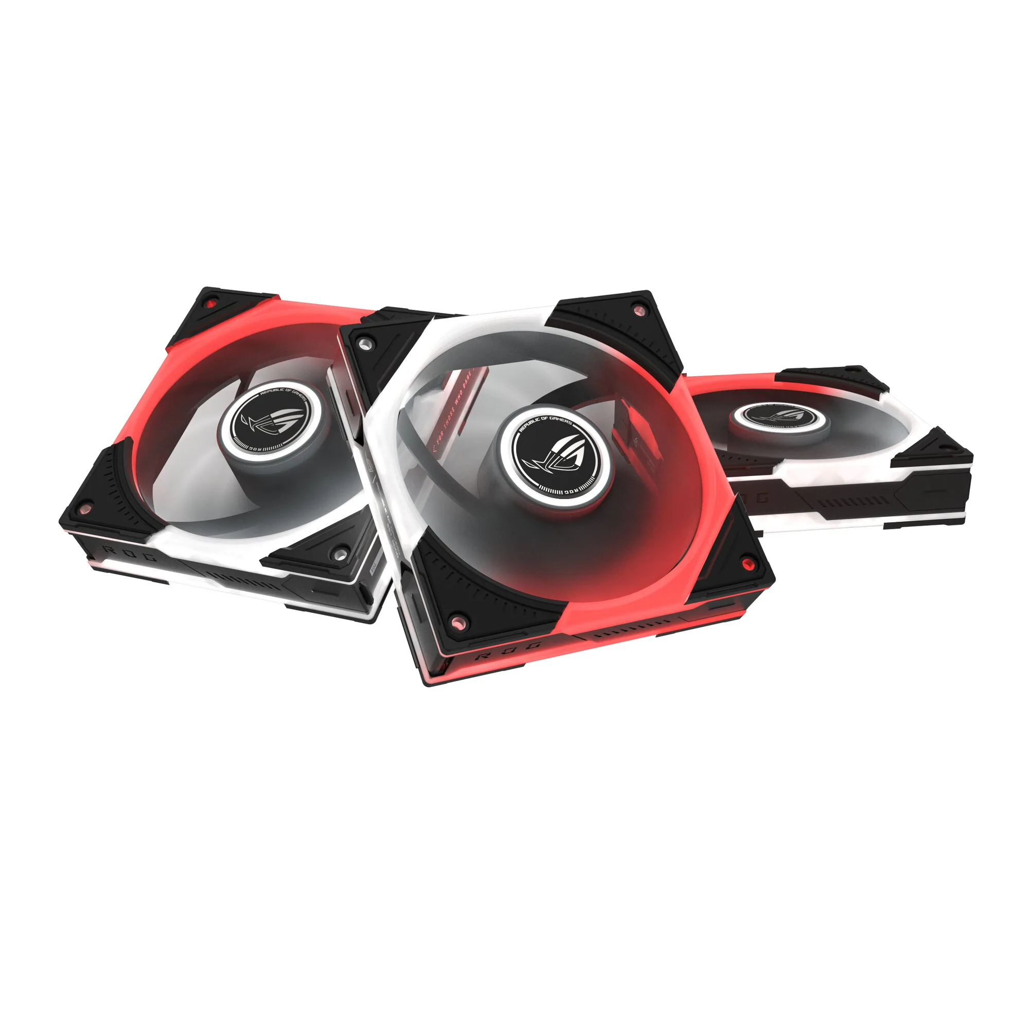 ASUS ROG Eurux GR120 ARGB Reverse Fan - Triple Pack Computergehäuse Ventilator 12 cm Schwarz, Weiß 3 Stück(e) – Bild 2