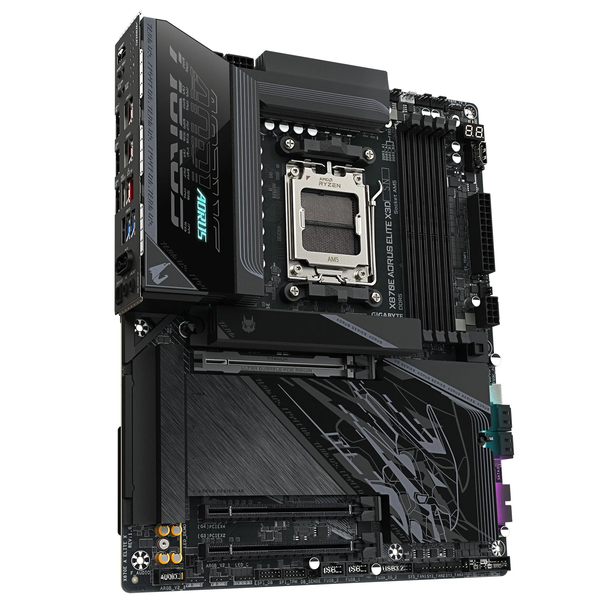 GIGABYTE X870E AORUS ELITE X3D Mainboard – Bild 3