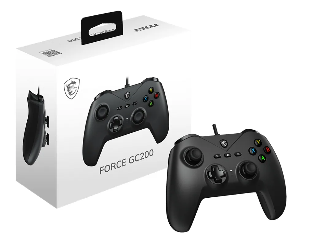 MSI FORCE GC200 Gaming-Controller Schwarz USB Gamepad Analog / Digital Android, PC – Bild 5