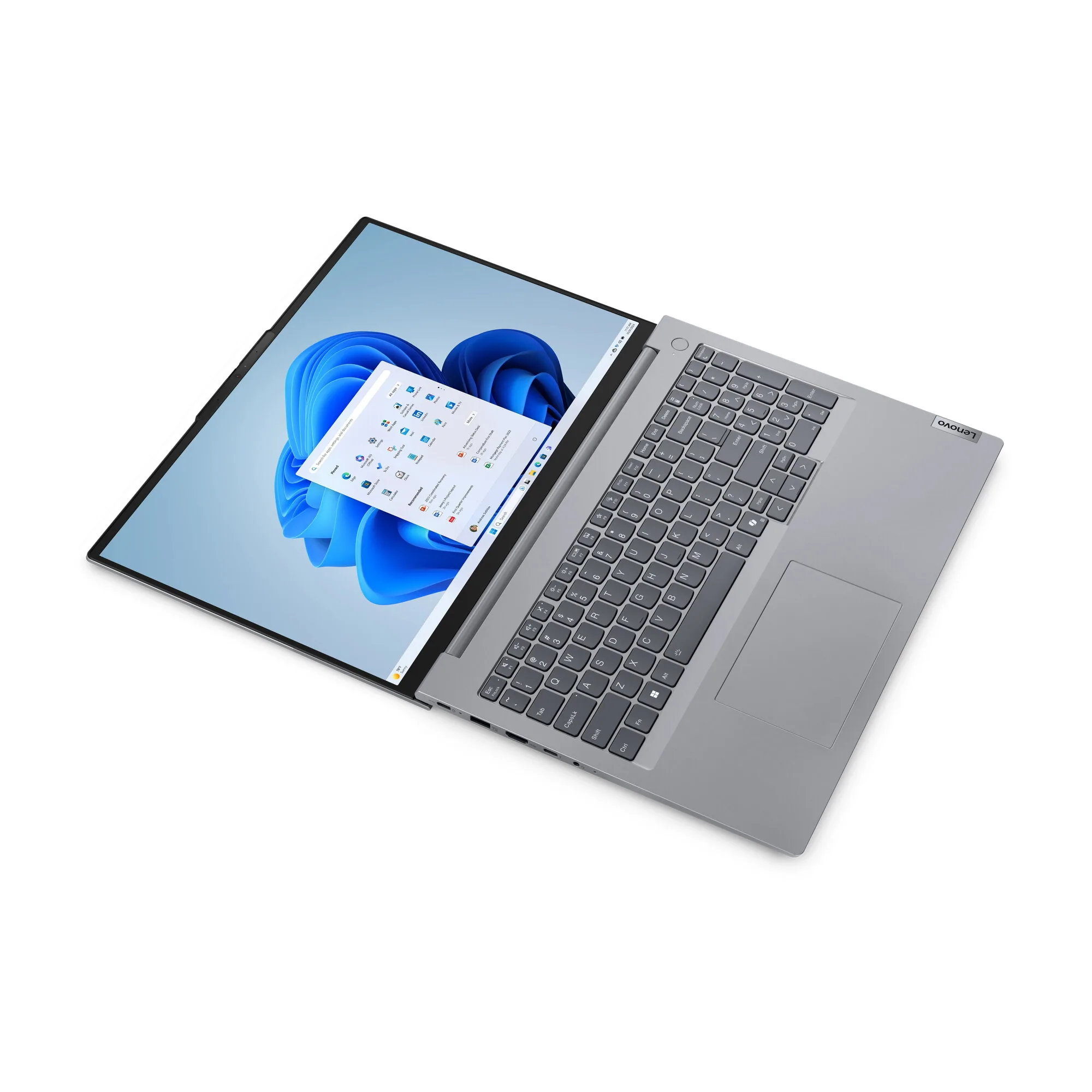 Lenovo ThinkBook 16 G7 ARP AMD Ryzen™ 5 7535HS Laptop 40,6 cm (16") WUXGA 16 GB DDR5-SDRAM 512 GB SSD Wi-Fi 6E (802.11ax) Windows 11 Pro Grau Deutsch – Bild 6