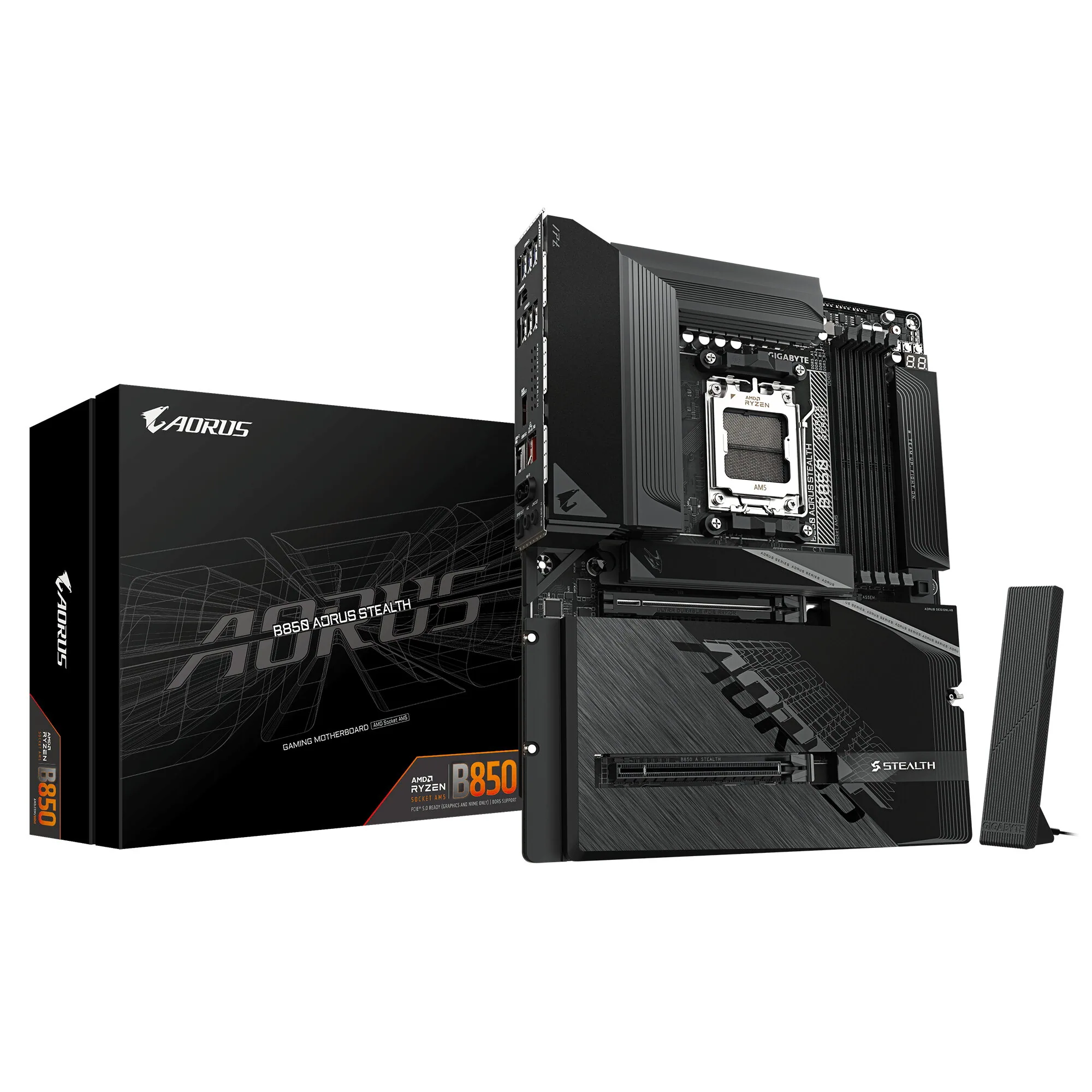 GIGABYTE B850 AORUS STEALTH Mainboard – Bild 1