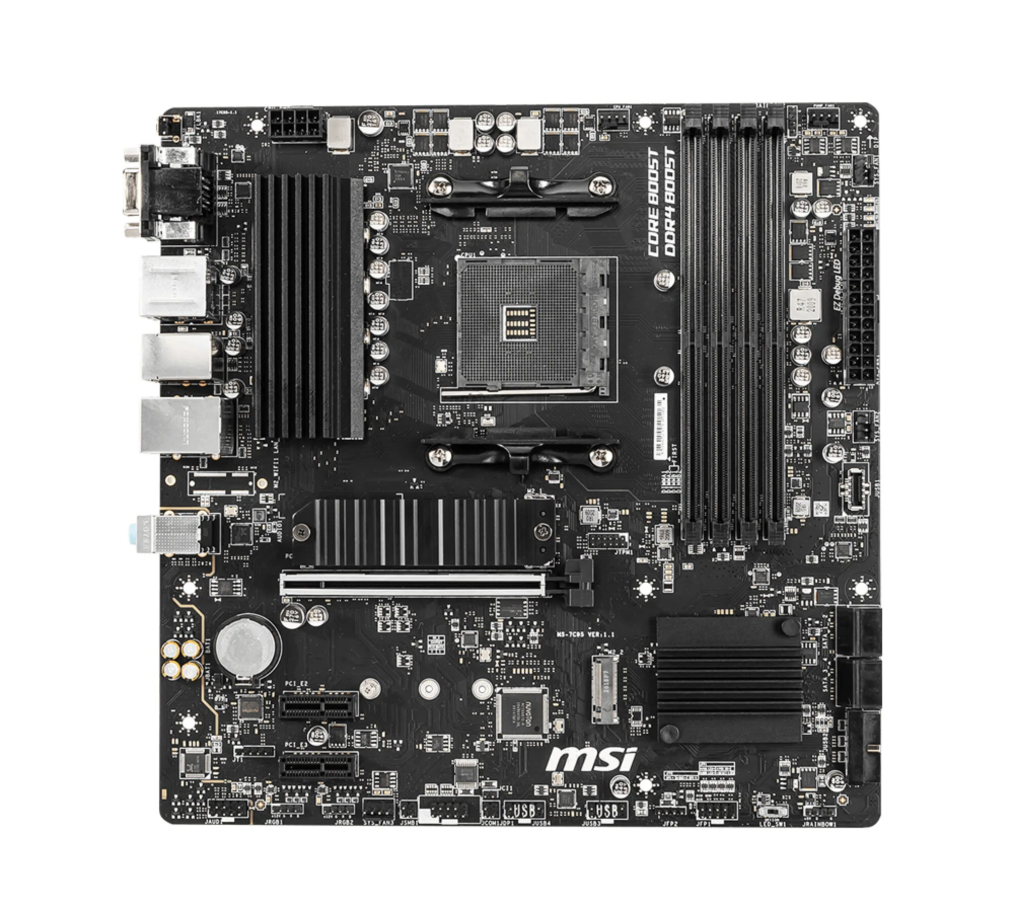MSI B550M PRO-VDH Motherboard AMD B550 Sockel AM4 micro ATX – Bild 4