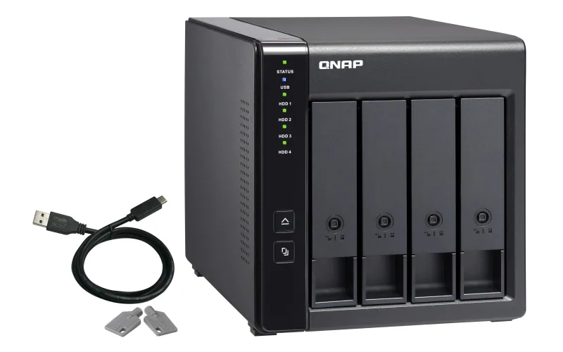 QNAP TR-004 Speicherlaufwerksgehäuse HDD / SSD-Gehäuse Schwarz 2.5/3.5" – Bild 6