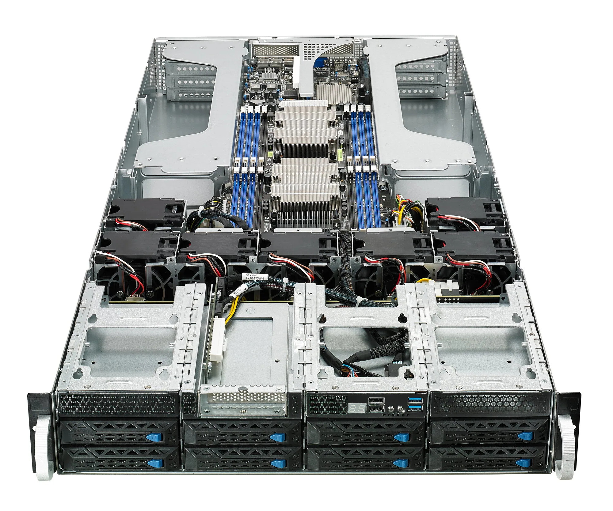 ASUS ESC4000 G4 Intel® C621 LGA 3647 (Socket P) Rack (2U) Schwarz, Silber – Bild 2