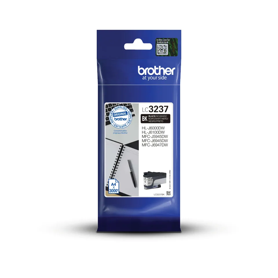 Brother LC3237BK Druckerpatrone 1 Stück(e) Original Standardertrag Schwarz – Bild 3