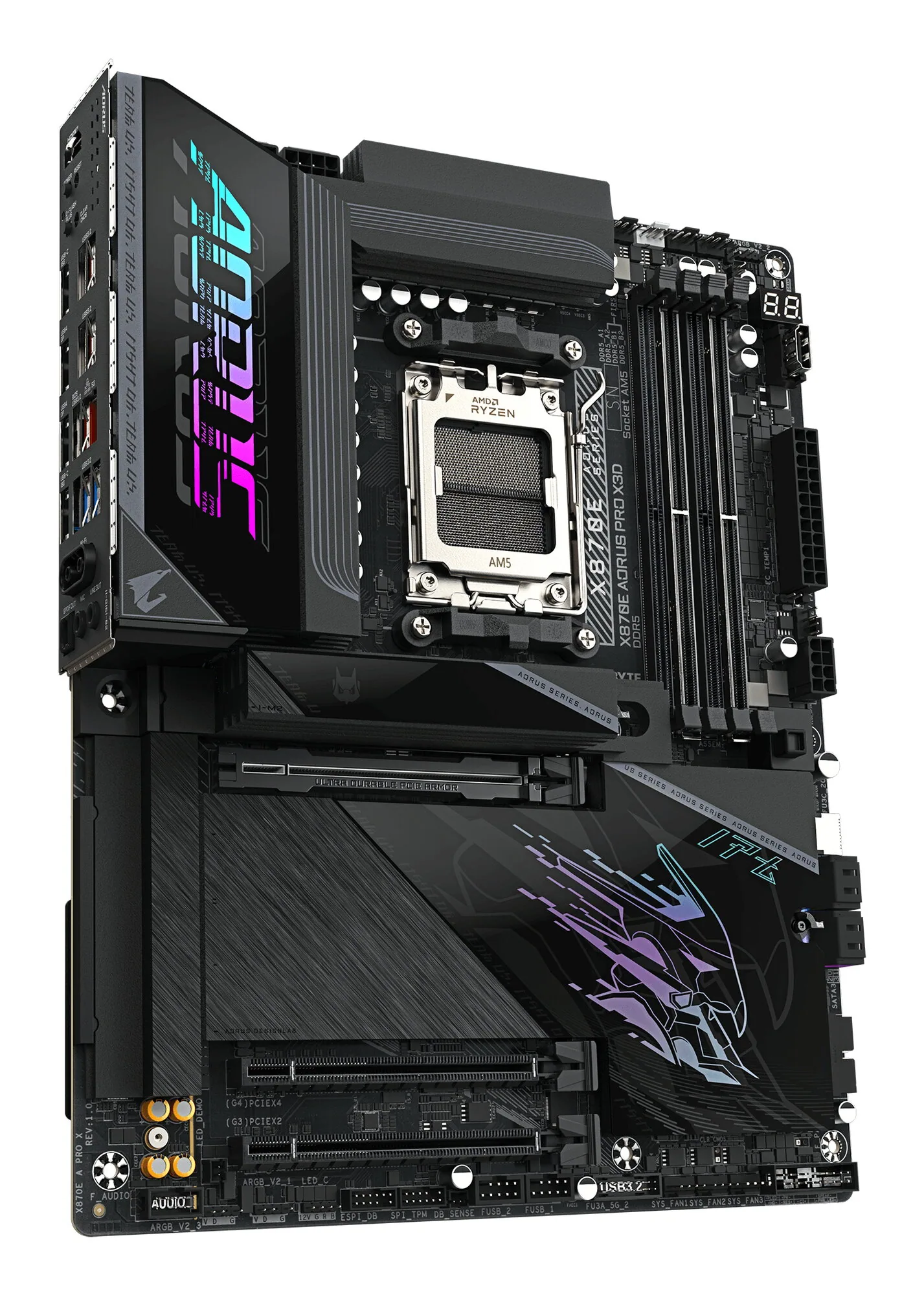 GIGABYTE X870E AORUS PRO X3D Mainboard – Bild 3