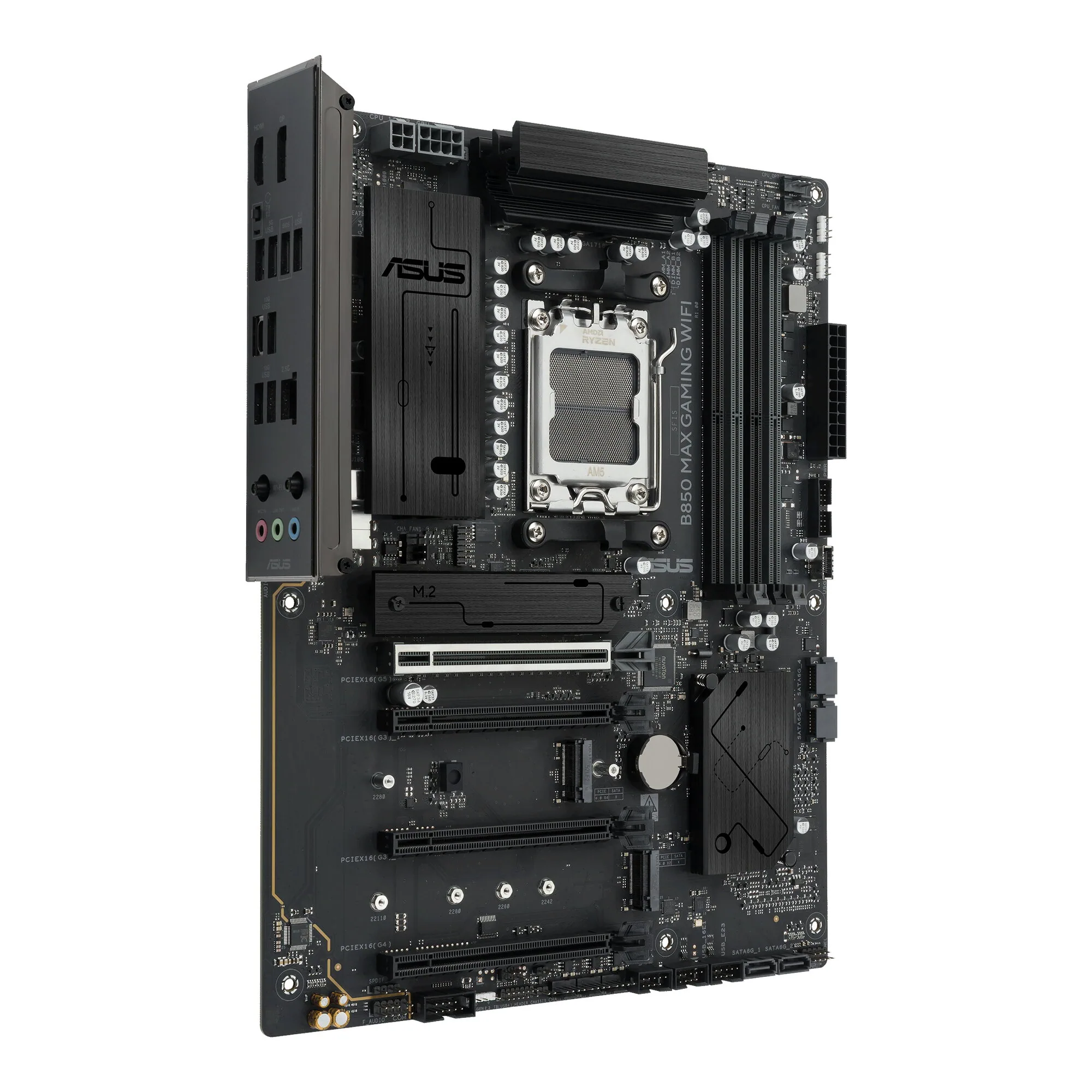 ASUS B850 MAX GAMING WIFI AMD B850 Sockel AM5 ATX – Bild 3