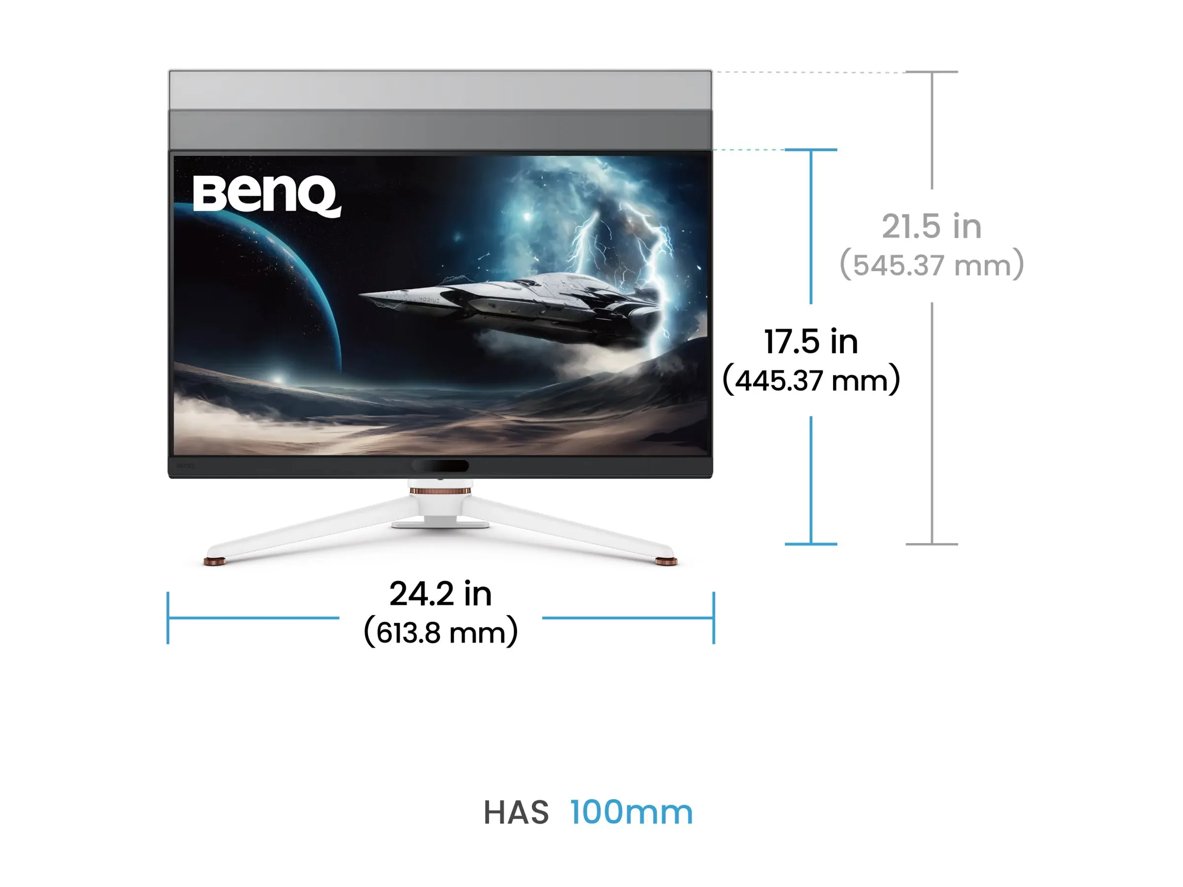 BenQ 68,6cm MOBIUZ EX271U  16:9 HDMI/USB-C/DP wh. 165Hz  UHD