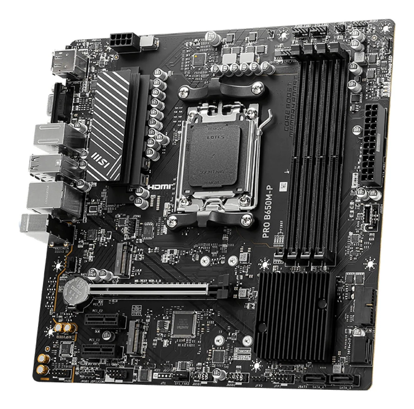 MSI PRO B650M-P Motherboard AMD B650 Sockel AM5 micro ATX – Bild 3
