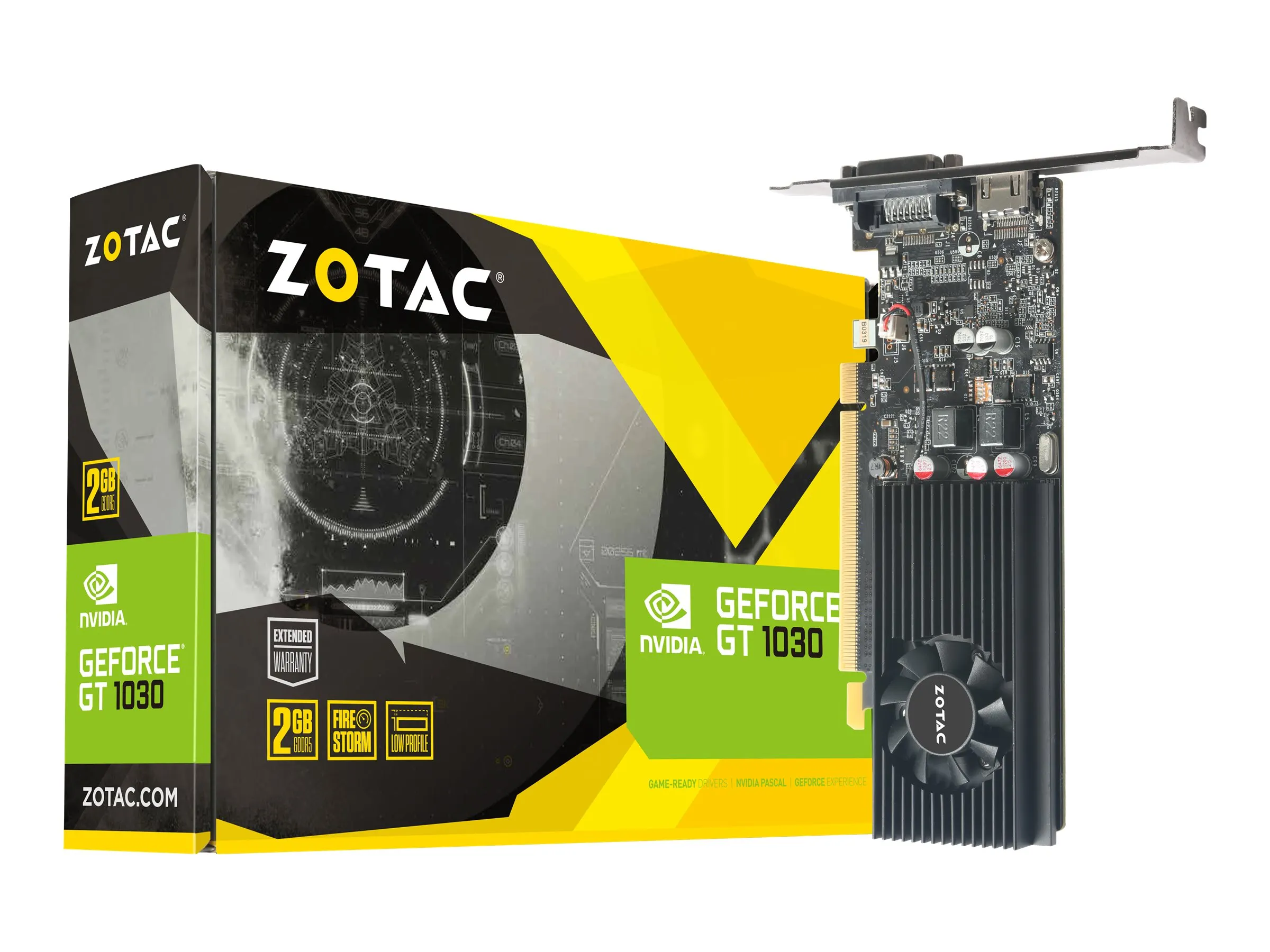 Zotac GT 1030 2 GB PCI-E DVI HDMI