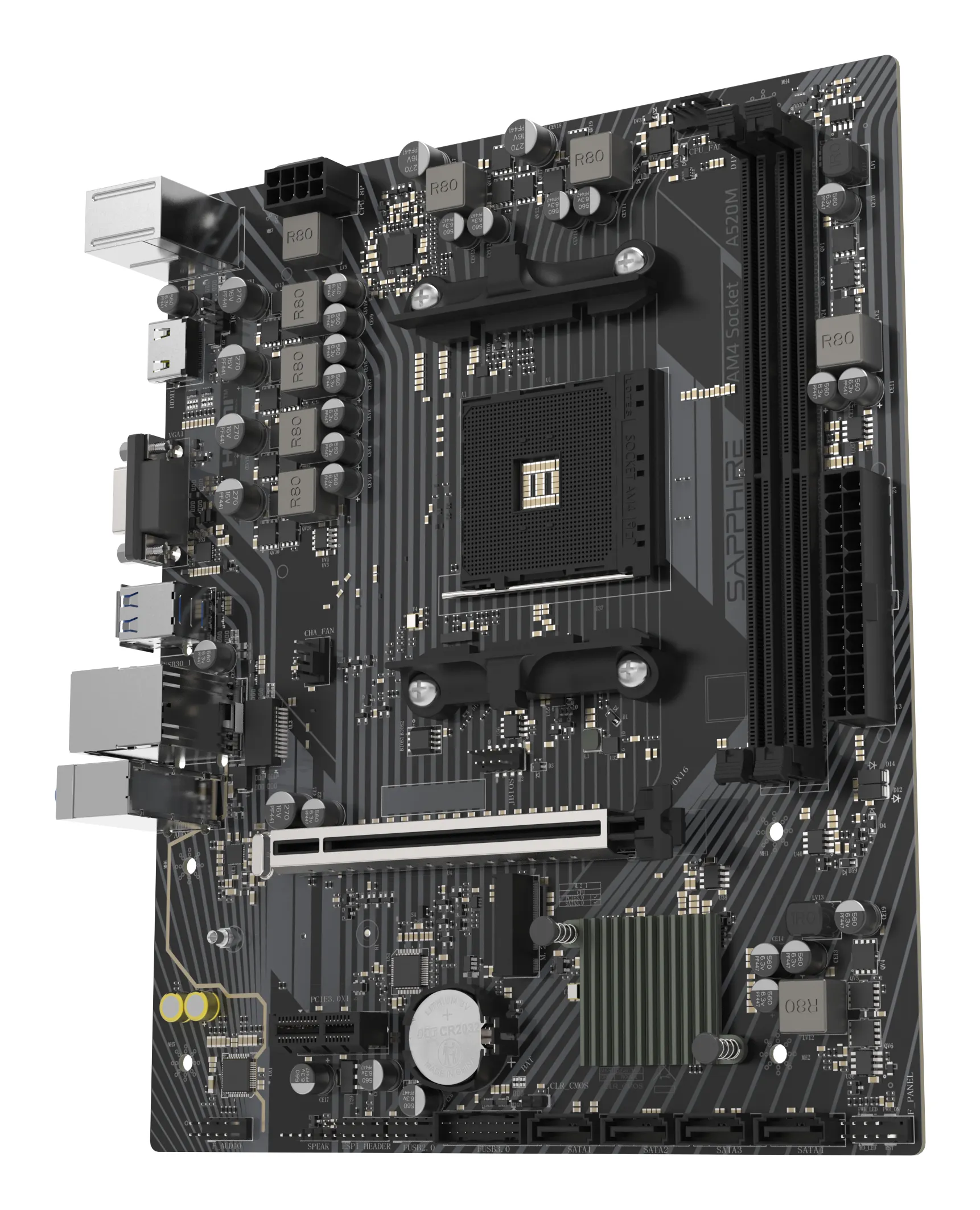Sapphire MB A520M-E AMD, AM4, DDR5, mATX