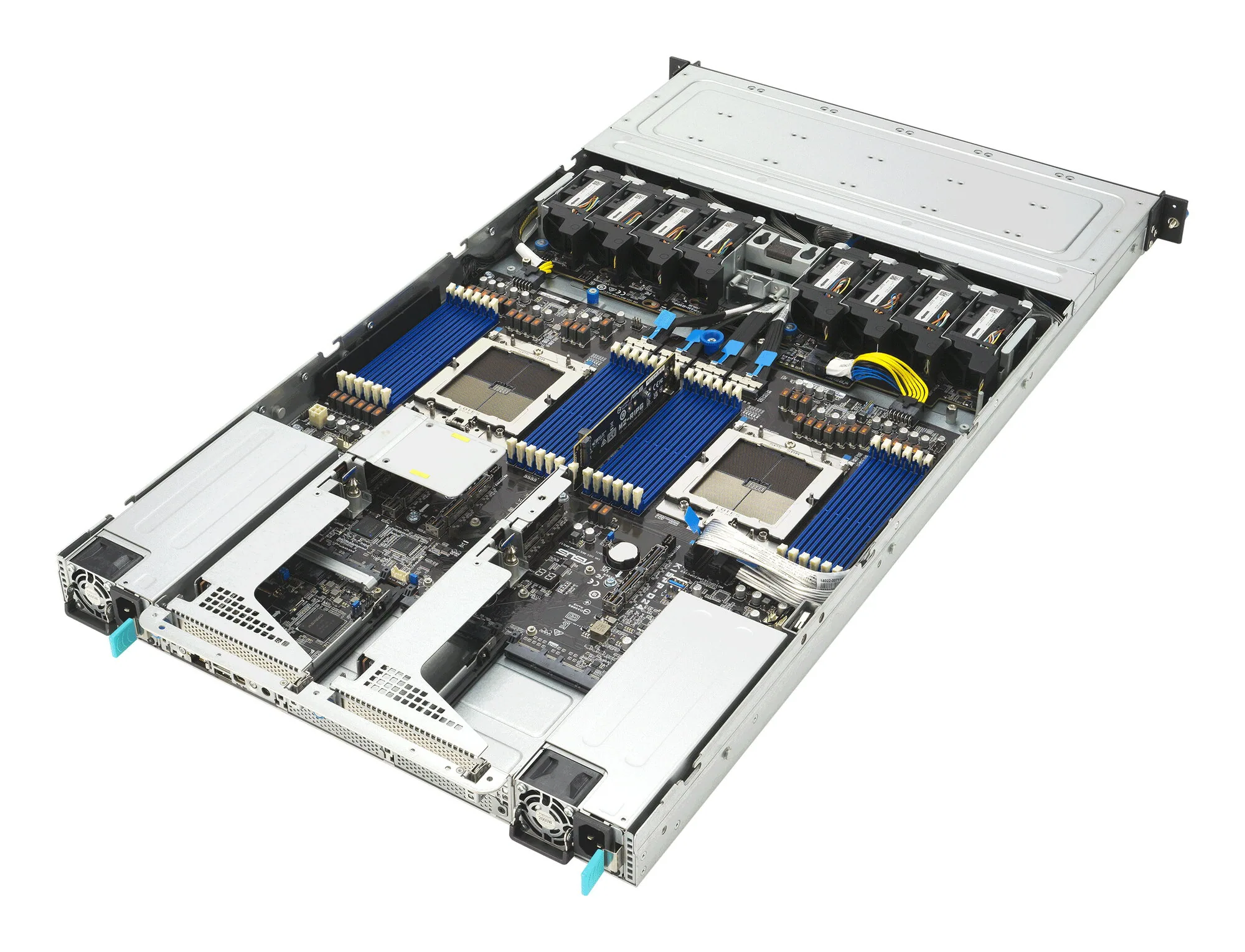 ASUS RS700A-E13-RS12U Rack (1U) Schwarz, Silber – Bild 5