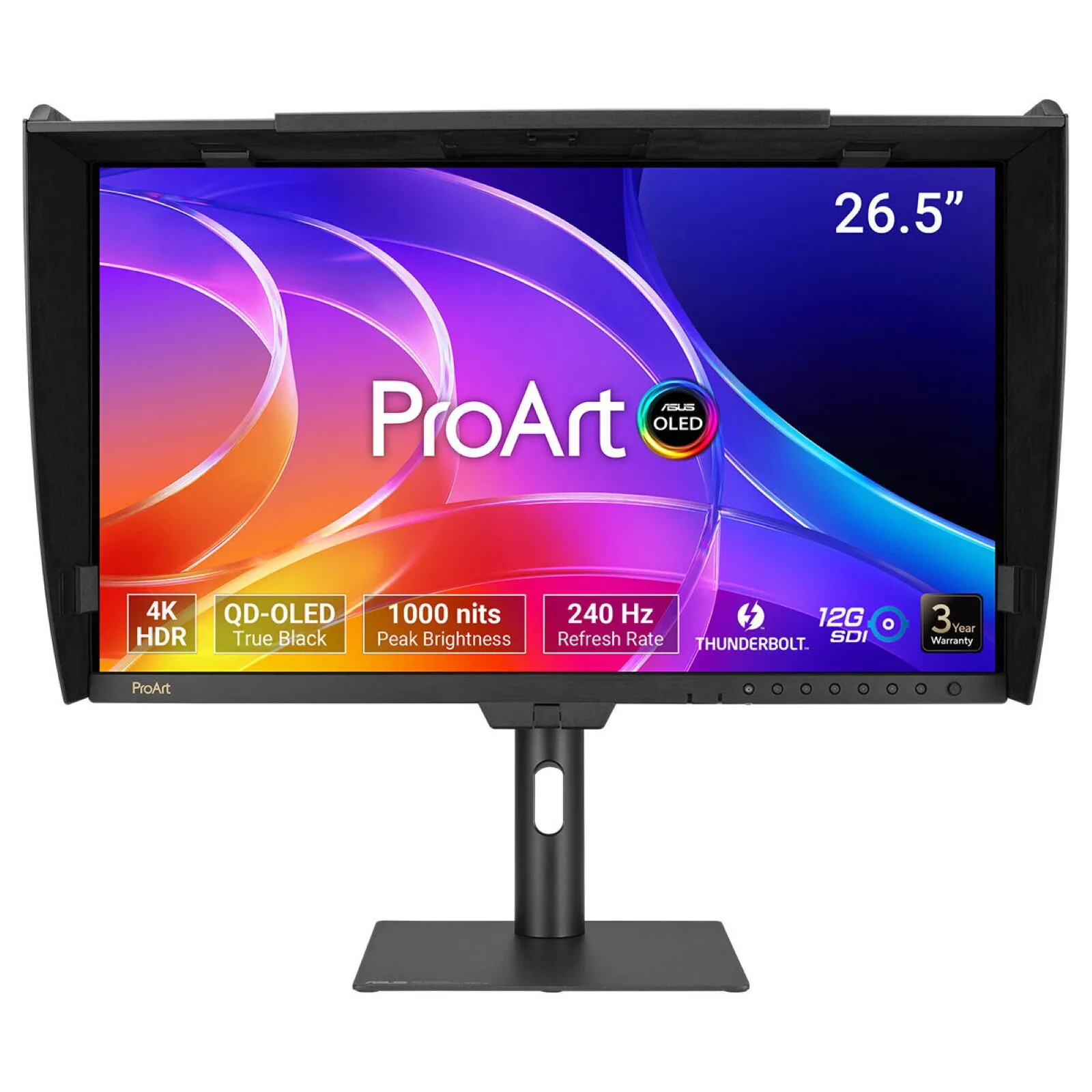 ASUS ProArt OLED PA27USD Computerbildschirm 67,3 cm (26.5") 3840 x 2160 Pixel 4K Ultra HD QD-OLED Schwarz – Bild 1