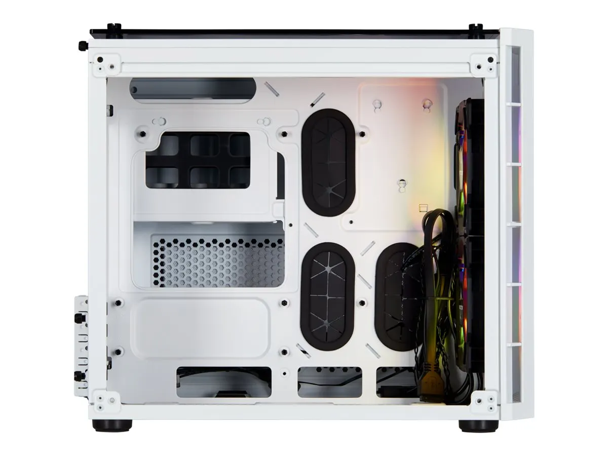 Corsair Geh Micro ATX Crystal 280X RGB White (Tempered Gla