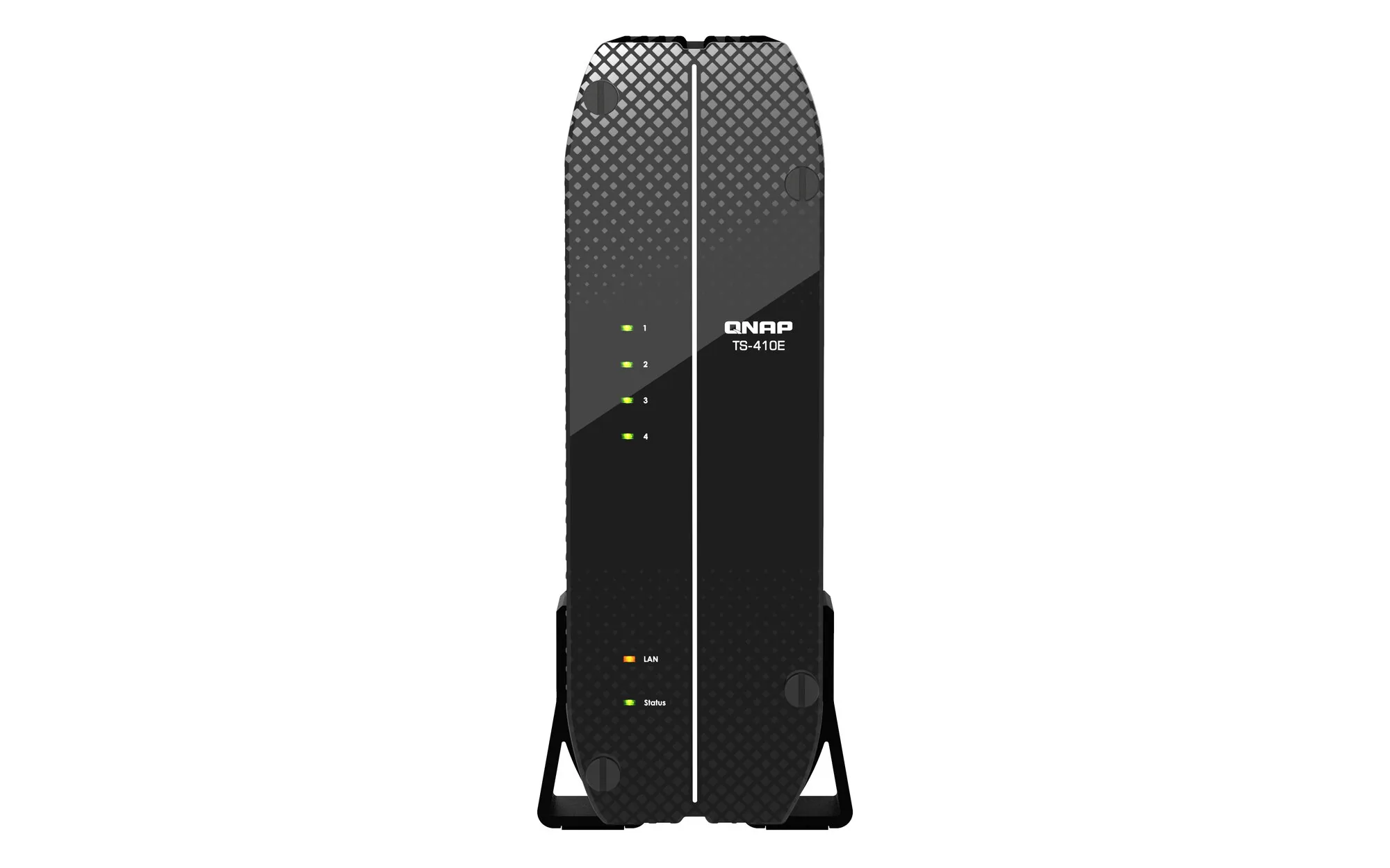 QNAP TS-410E NAS Tower Intel® Celeron® J6412 8 GB 0 TB QNAP QTS Schwarz – Bild 1