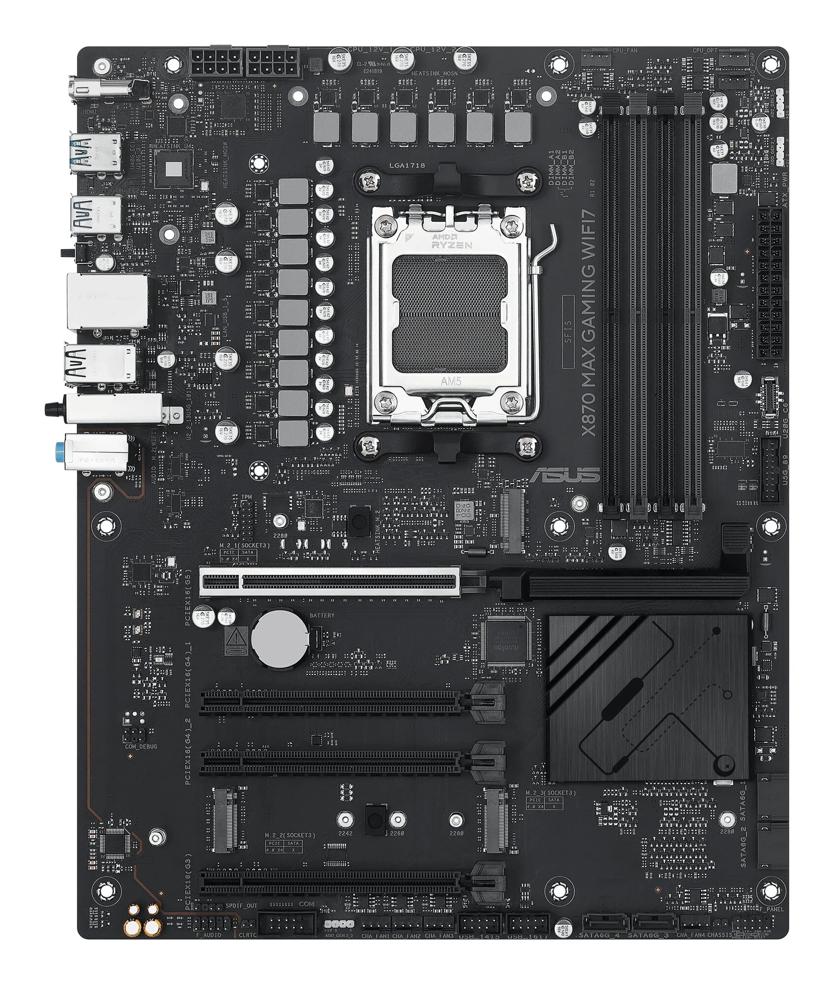 ASUS X870 MAX GAMING WIFI7 AMD X870 Sockel AM5 ATX – Bild 2