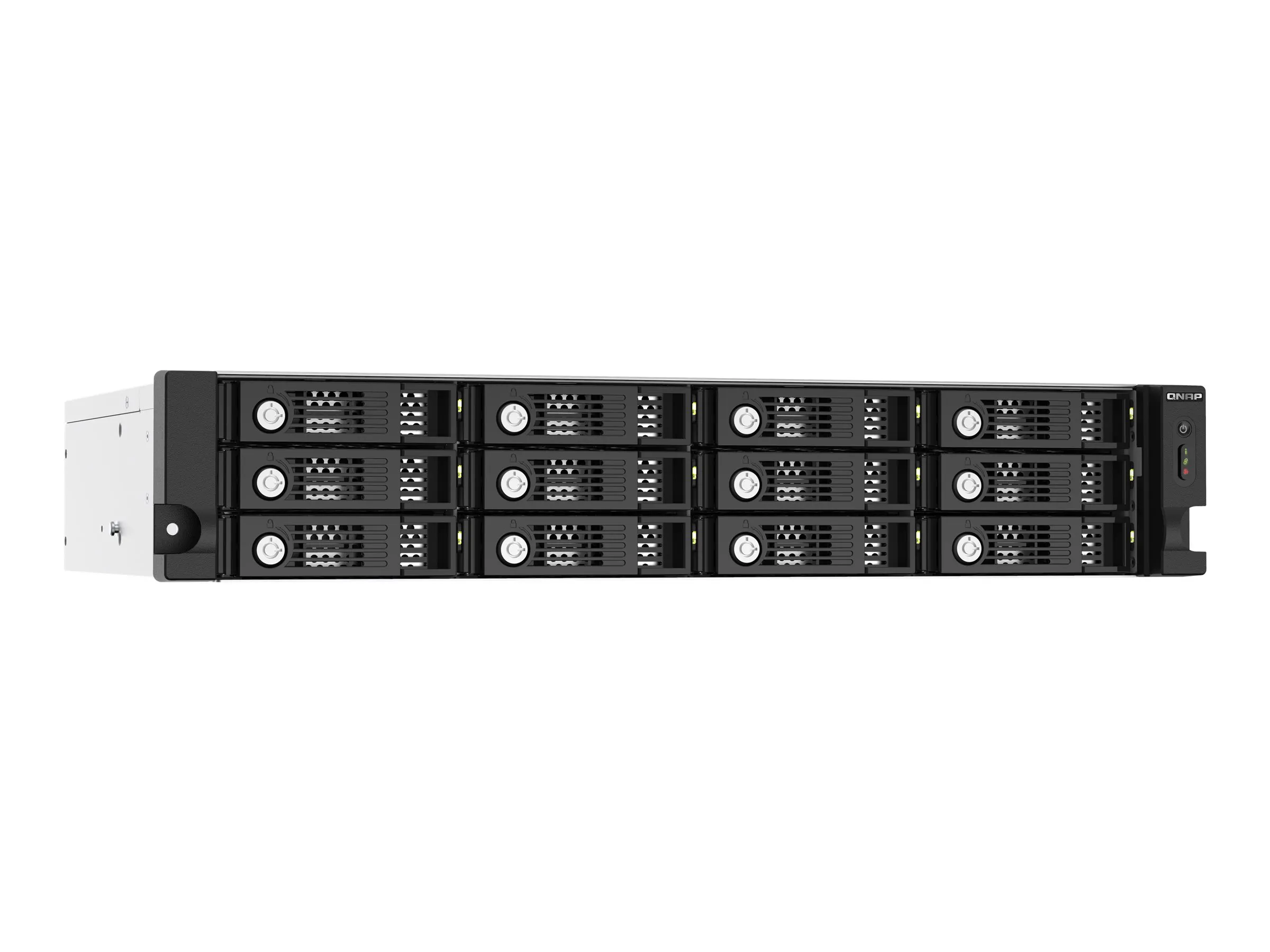 QNAP TL-R1220Sep-RP HDD / SSD-Gehäuse Schwarz, Grau 2.5/3.5"