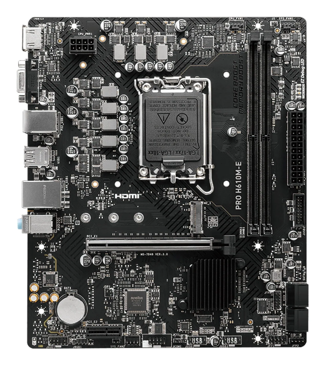 MSI PRO H610M-E Motherboard Intel H610 LGA 1700 micro ATX – Bild 2