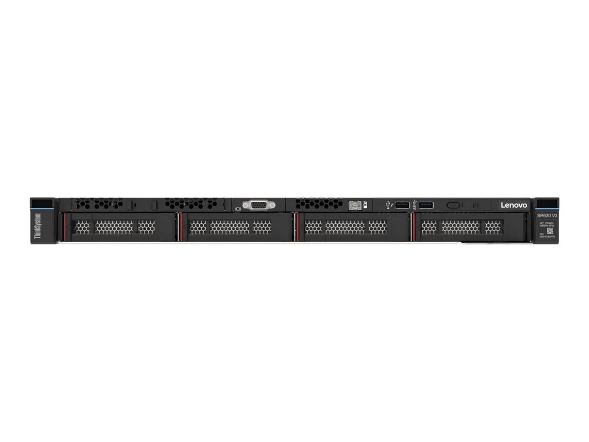 Lenovo ThinkSystem SR630 V3 Server Rack (1U) Intel® Xeon Silver 4509Y 2,6 GHz 32 GB DDR5-SDRAM 1100 W (7D73A06CEA)