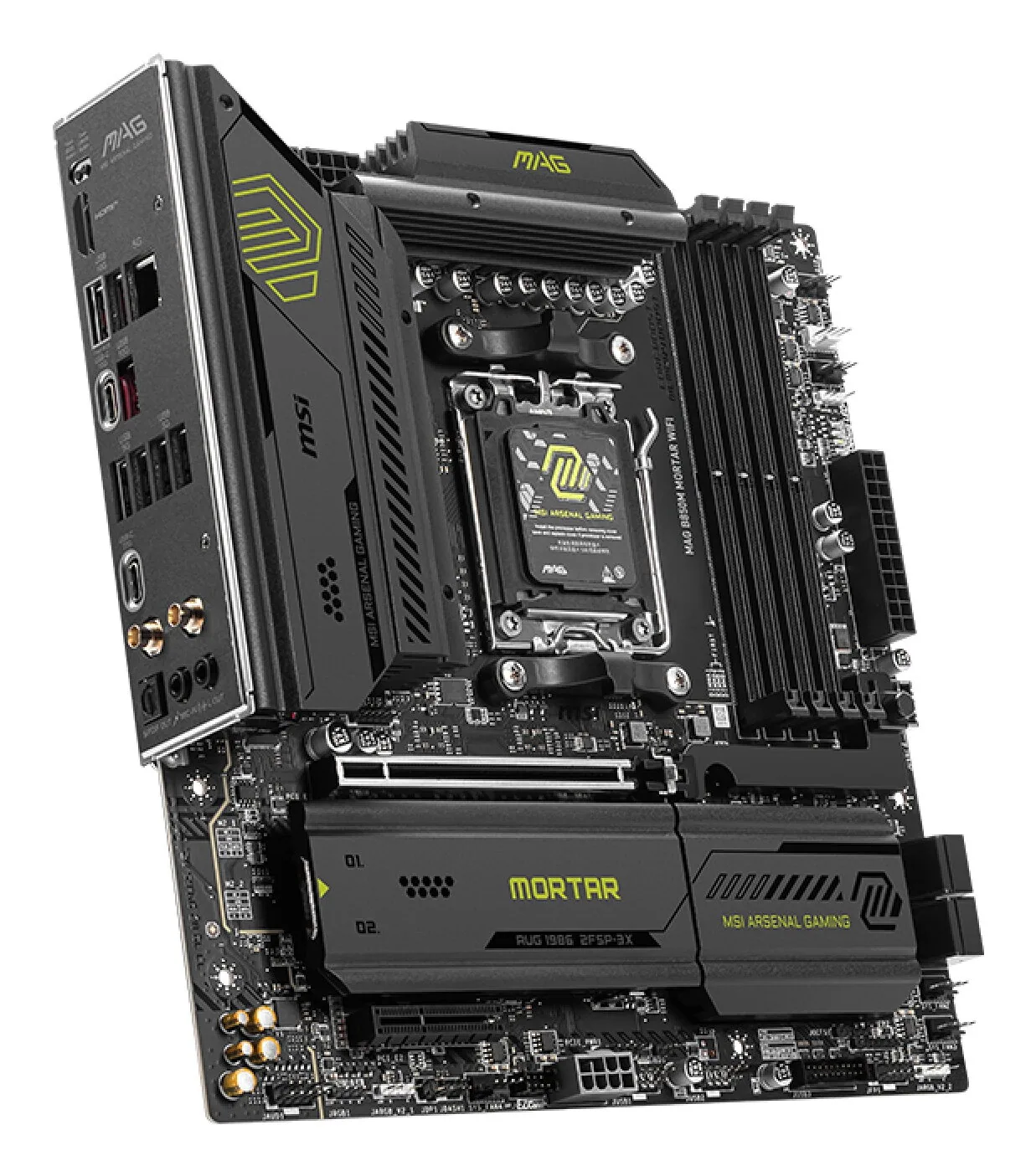 MSI MAG B850M MORTAR WIFI Motherboard AMD B850 Sockel AM5 micro ATX – Bild 4