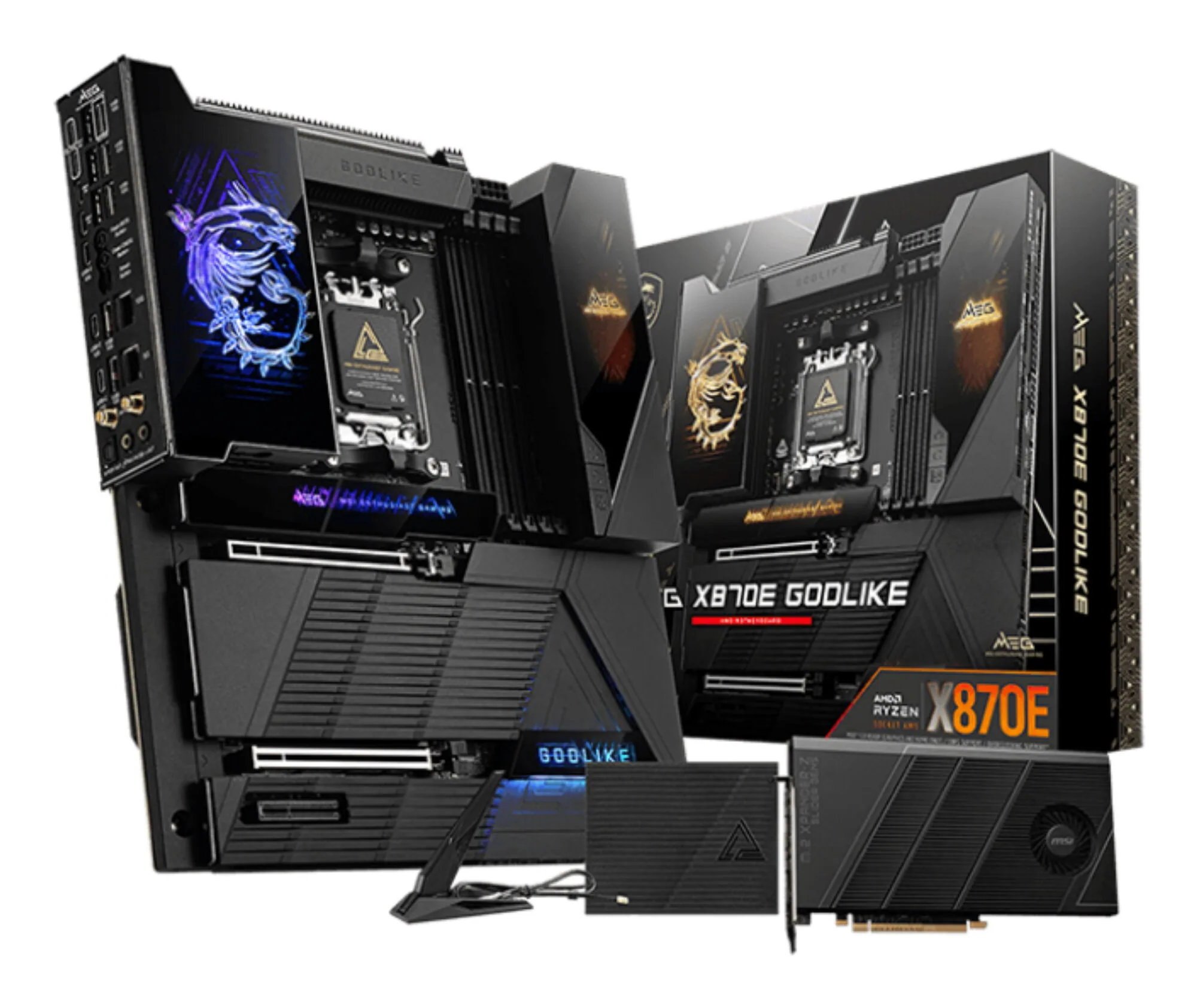 MSI MEG X870E GODLIKE Motherboard AMD X870E Sockel AM5 Erweitertes ATX – Bild 1