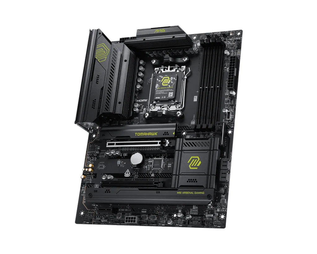MSI MAG B850 TOMAHAWK WIFI Motherboard AMD B850 Sockel AM5 ATX – Bild 1