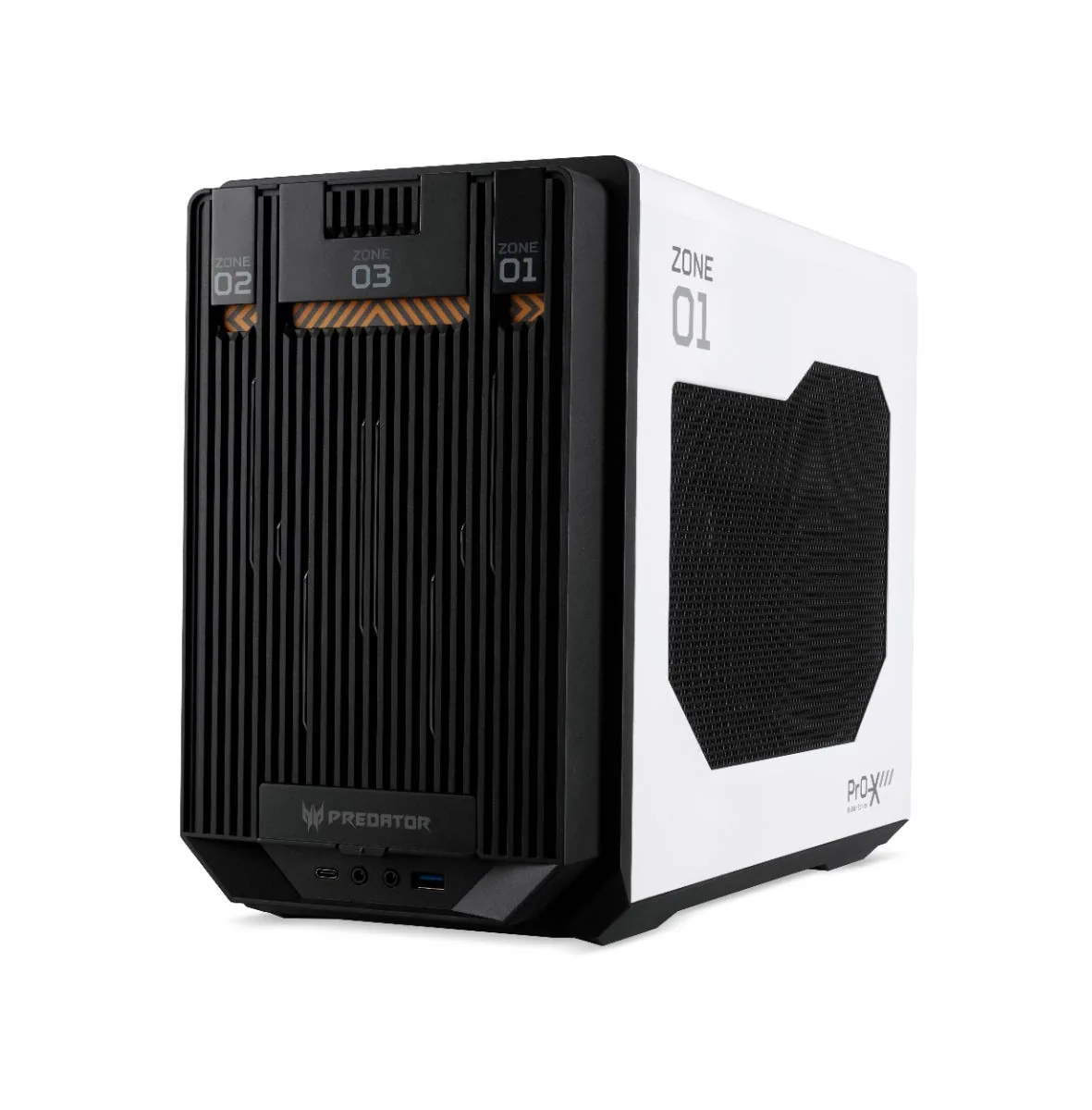 Acer DC.Z3XEE.001 Computer-Gehäuse Desktop Schwarz, Weiß – Bild 3
