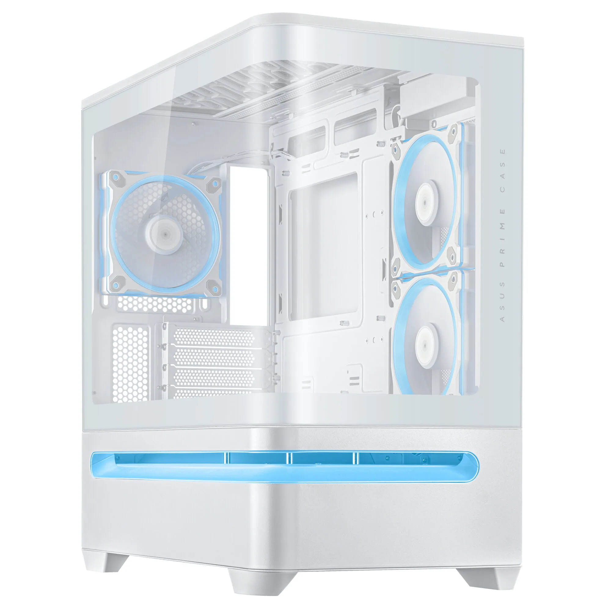 ASUS PRIME AP202 ARGB Mini Tower Weiß – Bild 1