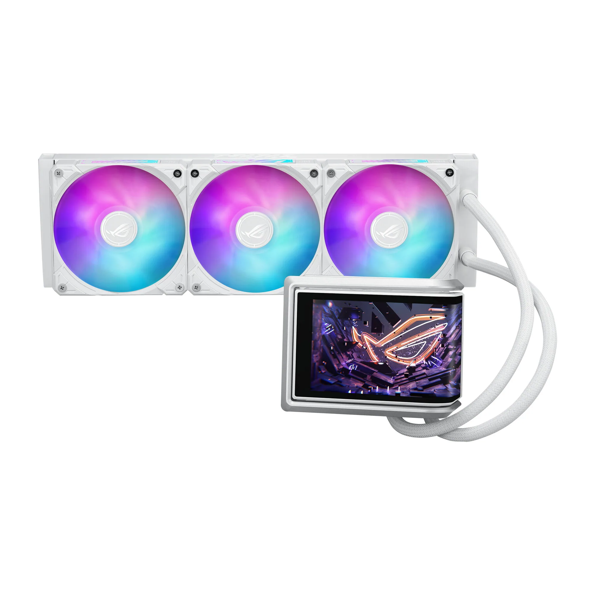 ASUS ROG RYUO IV 360 ARGB WHT Prozessor All-in-One-Flüssigkeitskühler 12 cm Weiß – Bild 1