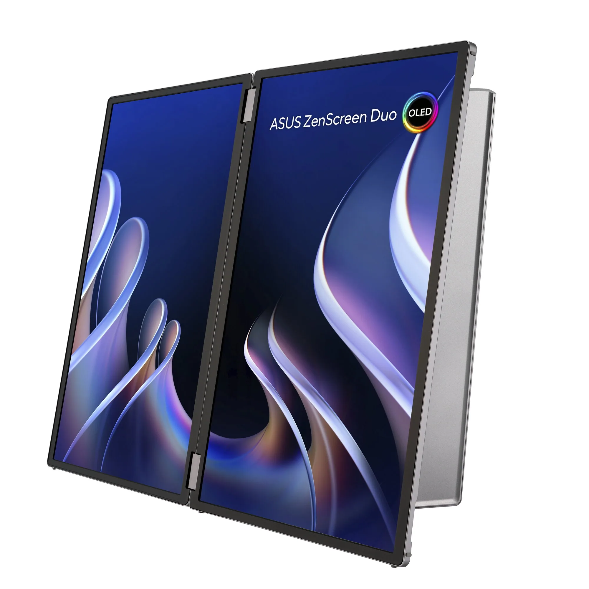 ASUS ZenScreen Duo OLED MQ149CD Computerbildschirm 35,6 cm (14") 1920 x 1200 Pixel WUXGA Silber – Bild 3