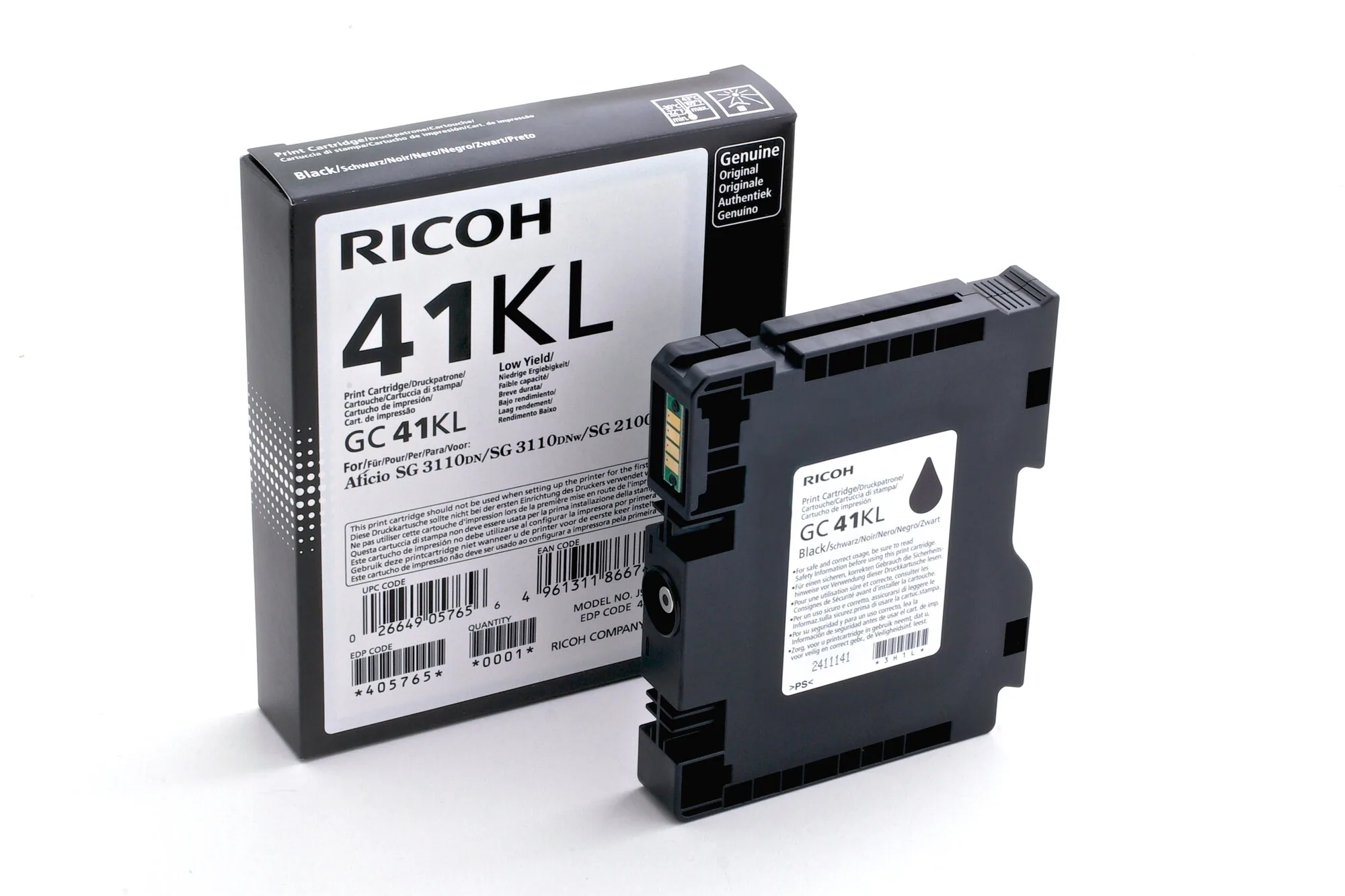 Ricoh 405765 Druckerpatrone 1 Stück(e) Original Schwarz – Bild 1