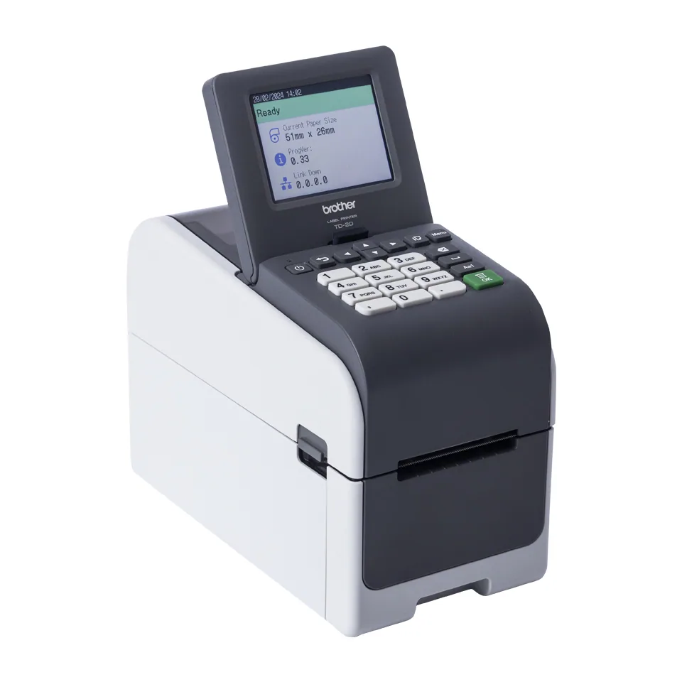 Brother TD-2350DSA203 Etikettendrucker Thermodirekt 203 x 203 DPI 152 mm/sek Verkabelt & Kabellos Ethernet/LAN WLAN Bluetooth – Bild 3