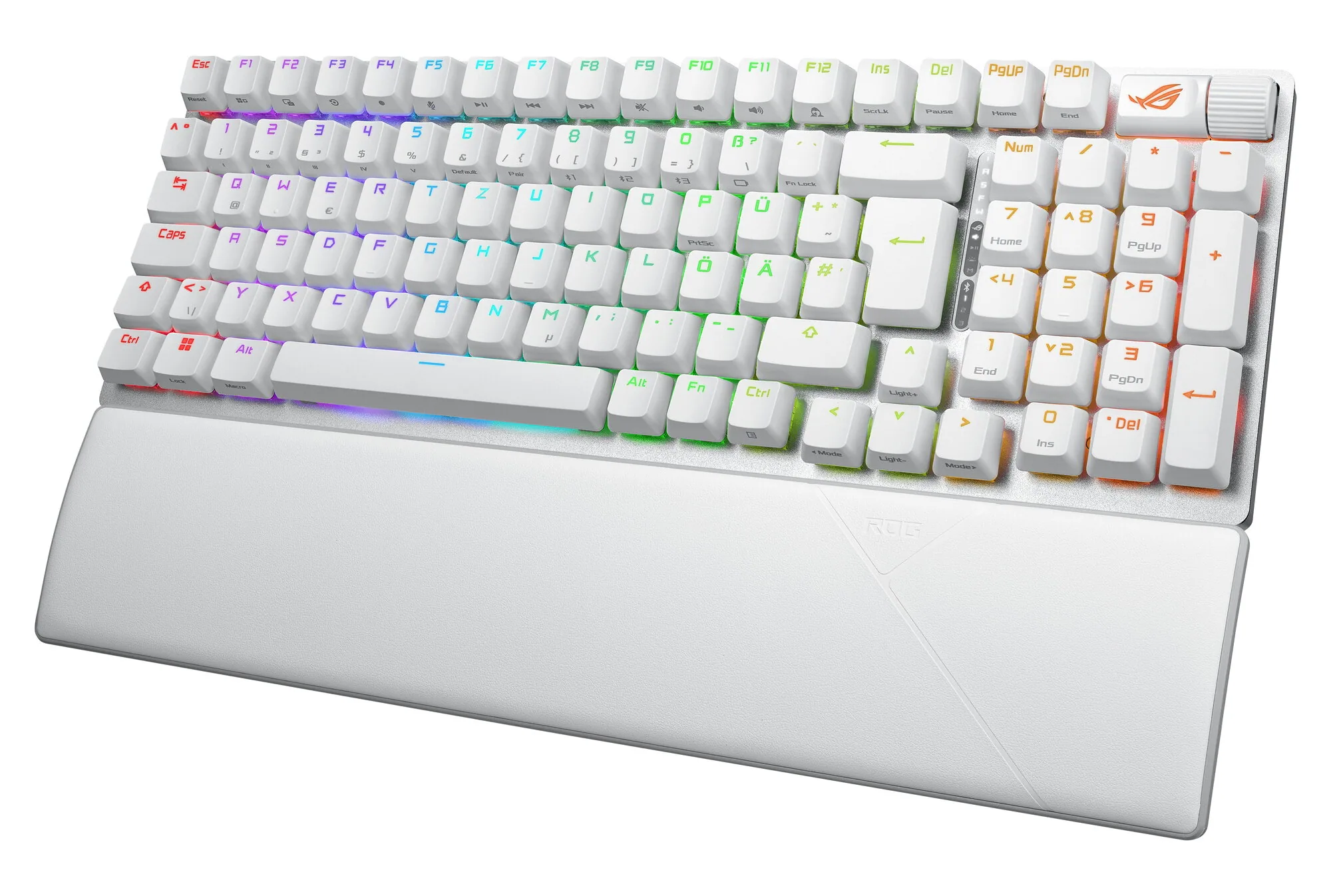 ASUS ROG Strix Scope II 96 Wireless Tastatur Gaming USB + RF Wireless + Bluetooth QWERTZ Deutsch Weiß – Bild 2