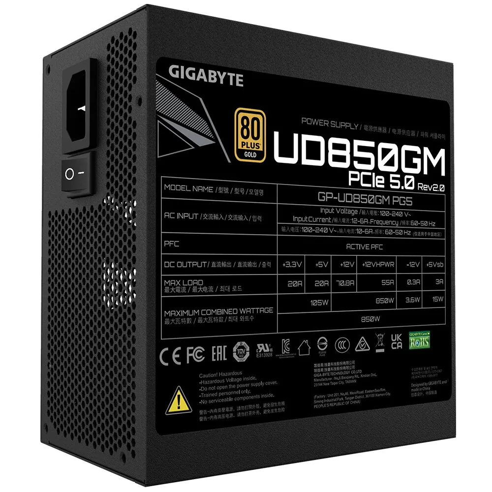GIGABYTE UD850GM PG5 V2 Netzteil – Bild 5
