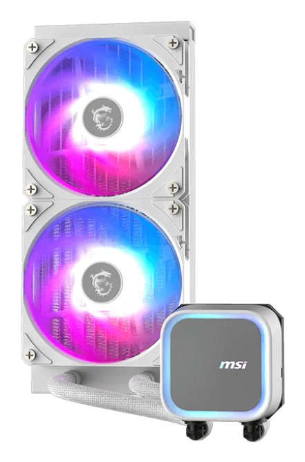 MSI MAG Coreliquid A13 240 WHITE Hauptplatine, Prozessor All-in-One-Flüssigkeitskühler 12 cm Weiß 1 Stück(e) – Bild 2